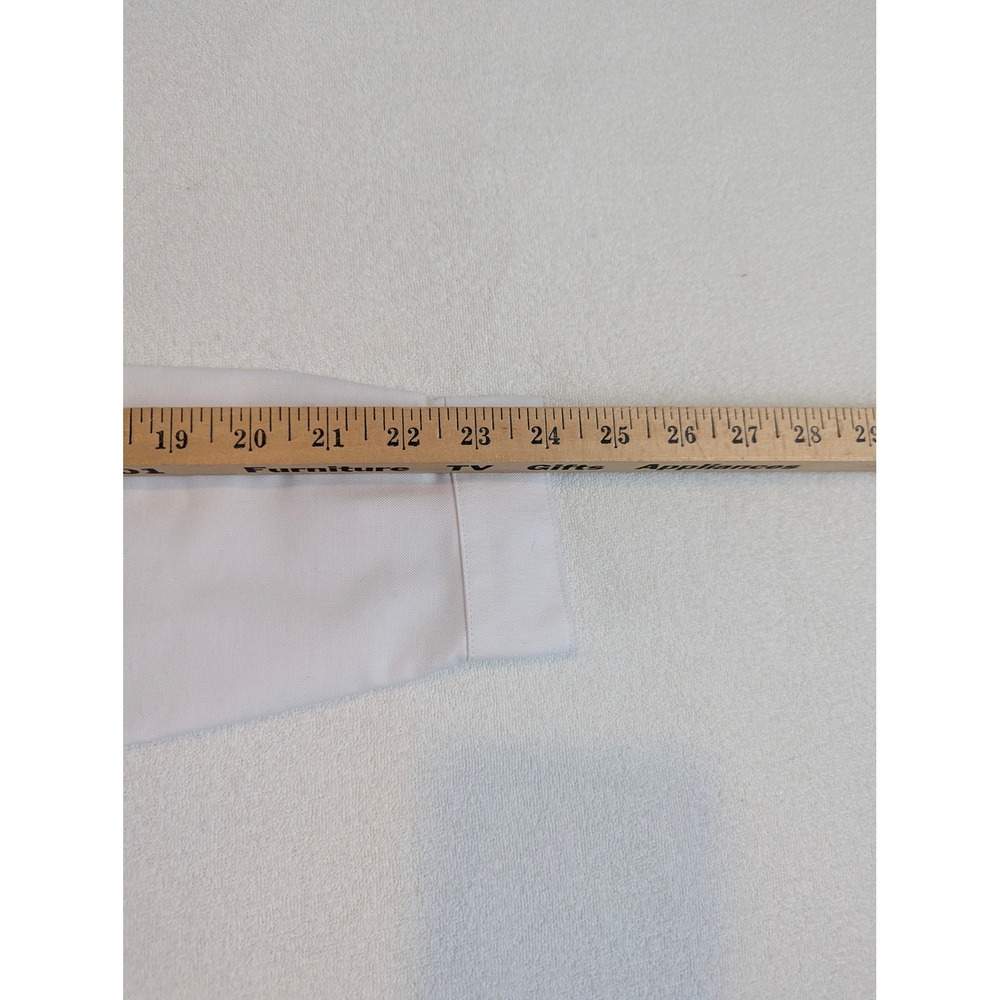 Lands End Boys White Long Sleeve Button Down Shirt School Uniform Size 12 - Picture 5 of 9
